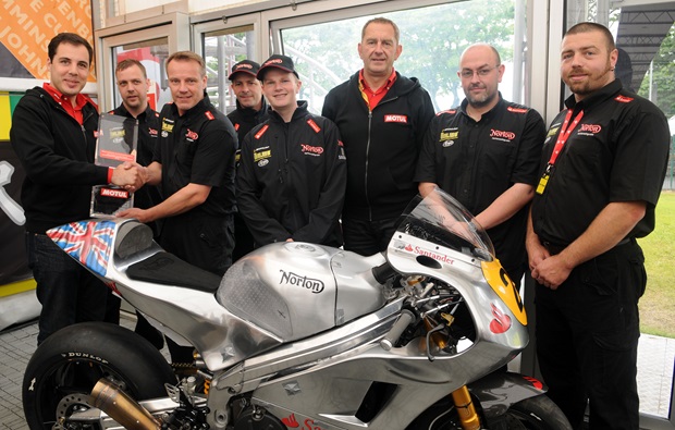Norton win Motul Team Award at 2012 Isle of Man TT