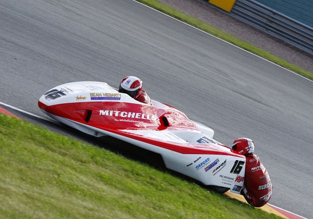 Isle of Man TT sidecar stars Ben and Tom Birchall in action (Wally Walters)