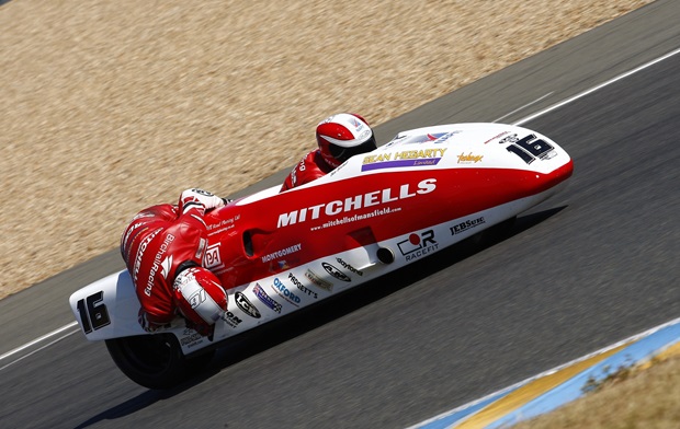 Isle of Man TT stars Ben and Tom Birchall in Sidecar World Championship action (Mark 'Wally' Walters)