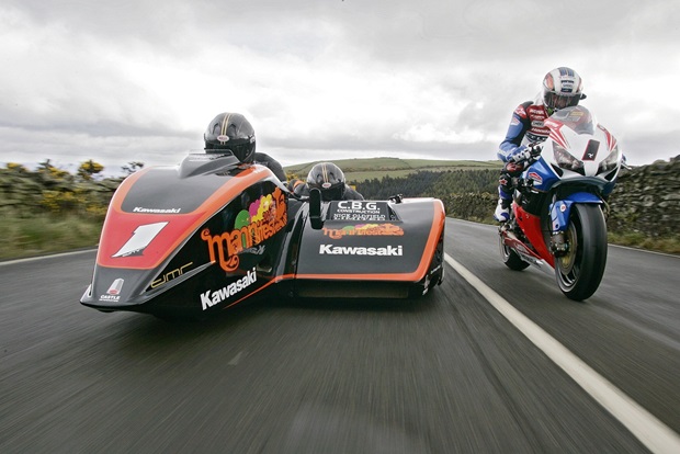 The official 2012 Isle of Man TT launch photograph