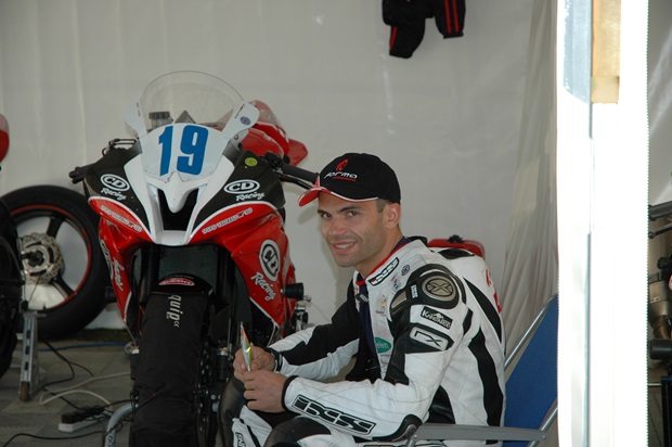 Luis Carreira at the Isle of Man TT