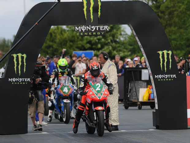 Ryan Farquhar on his way to his third, and final, Isle of Man TT victory