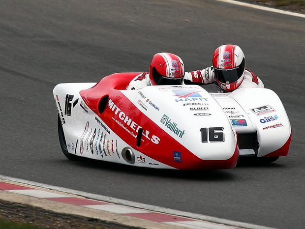 Isle of Man TT Sidecar regulars Ben and Tom Birchall in action at Brands Hatch (Dave Yeomans)