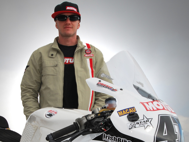 Isle of Man TT competitor Brandon Cretu (Staci Cretu)
