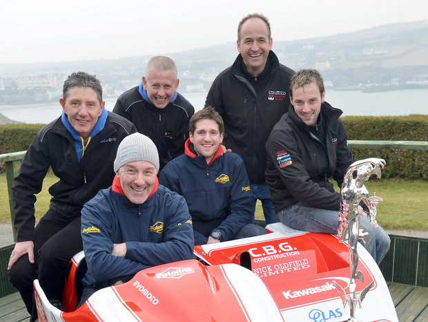 Leading stars who will contest the Sure Sidecar races at the 2013 Isle of Man TT