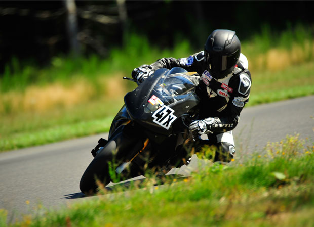 Cretu testing the EBR1190RS at The Ridge Raceway in preparation for Macau