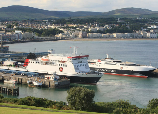 The Steam Packet Company's Ben-my-Chree and Manannan