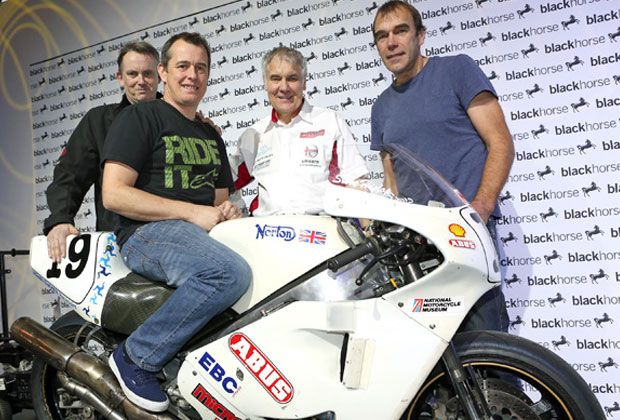 John McGuinness with Norton team