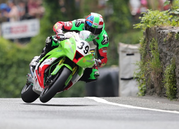 Dan Hegarty at Union Mills, TT 2015. Credit Dave Kneen/Pacemaker Press Intl.