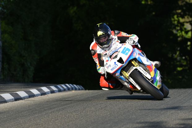 Bruce Anstey at Greeba Castle. DaveKneale.com
