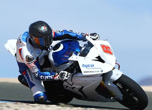 Guy Martin testing the Tyco BMW S1000RR 