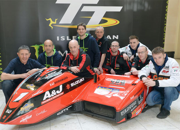 Likely TT 2015 sidecar front-runners: Holden, Reeves, Molyneux, Farrance, Harrison, Binns, T Birchall, Aylott, B Birchall