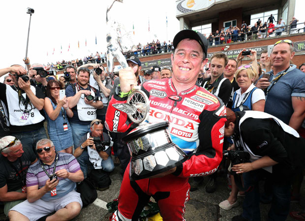 John McGuinness winner of the Senior TT in 2015