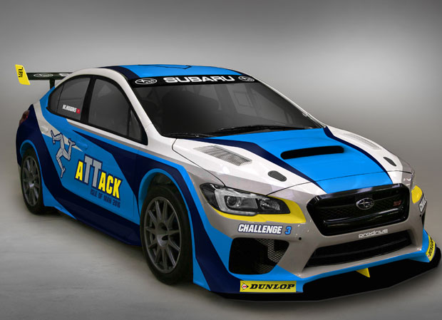 Subaru TT 2016 lap record challenger front three quarters view
