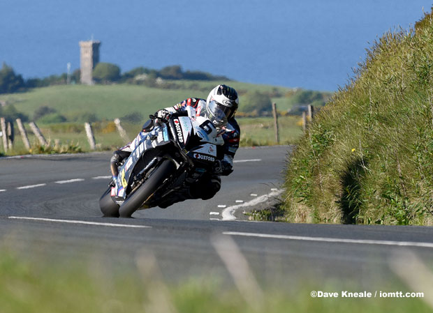 ©Dave Kneale / iomtt.com - Michael Dunlop on the Hawk Racing BMW Superbike. He lapped at 132.365mph on Thursday 