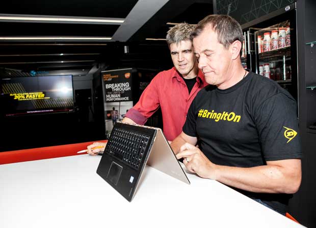 John McGuinness tests his mental faculties