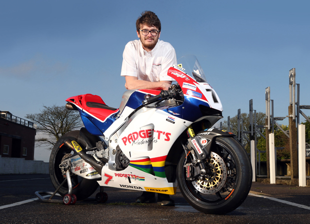 Conor Cummins with the Padgett's Racing Honda RC213V - he'll be campaigning a Fireblade in Superbike and Superstock trim