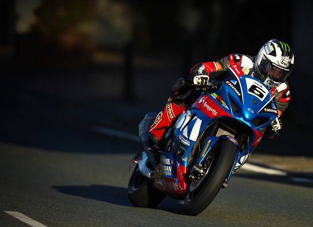 Michael Dunlop on the Bennetts Suzuki GSXR on the first night of qualifying at TT 2017
