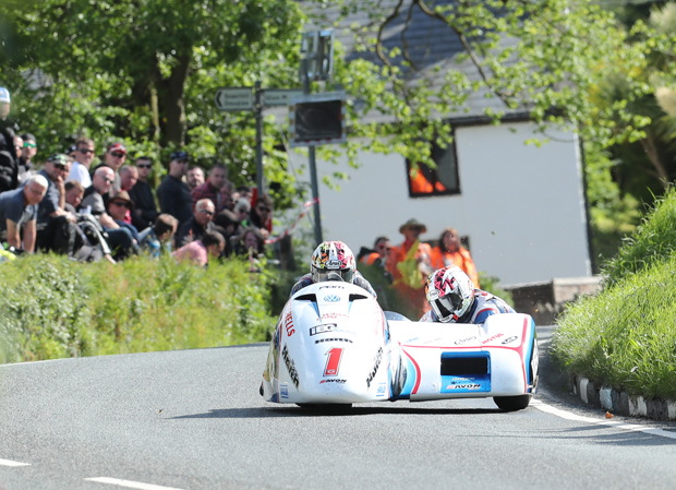 Ben and Tom Birchall, top of Barregarrow