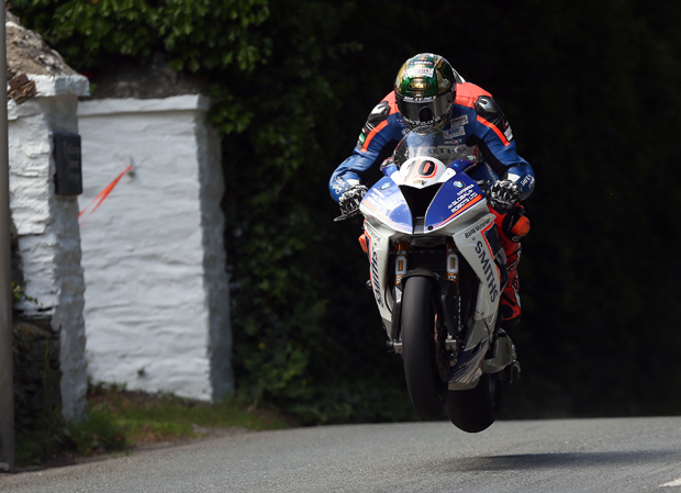 Peter Hickman in Superstock Qualifying