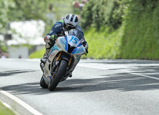 William Dunlop during Supersport qualifying