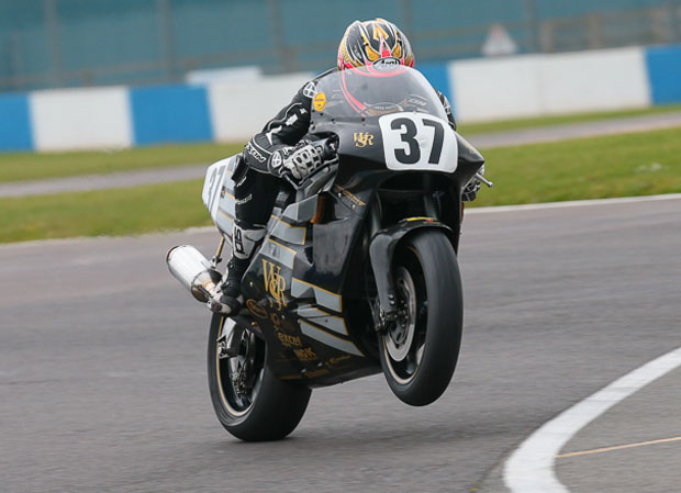 Josh Brookes on the Wiz Norton Racing Rotary Norton - photo by Pete Morris @ PJ Motorsport (pjm-photography.co.uk) 