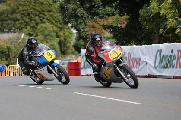 Alan Oversby leads James Coward