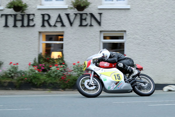 22/08/2017: Dominic Herbertson (500 Honda/Davies Motorsport) at Ballaugh Bridge during qualifying for the Bennettâs Classic TT. PICTURE BY DAVE KNEEN/PACEMAKER PRESS 