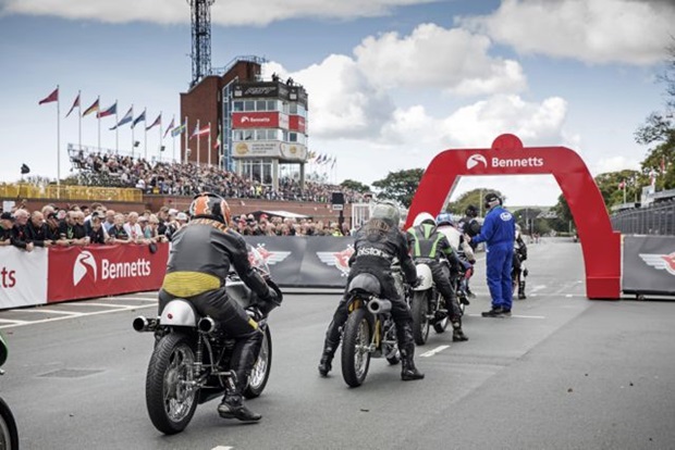 Startline of the Bennetts Senior Classic TT 