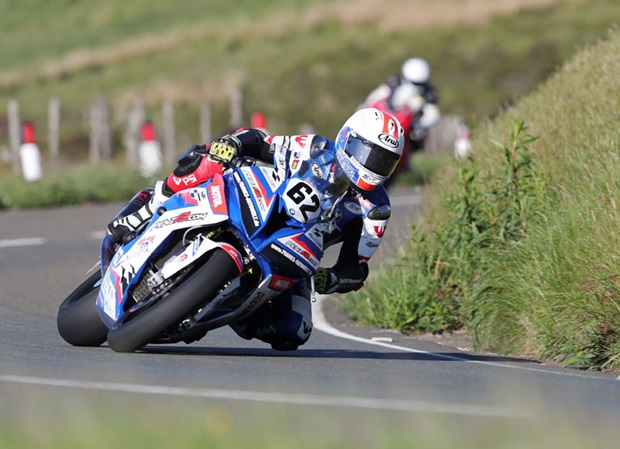 Danny Webb in action at TT 2017. Photo Dave Kneen