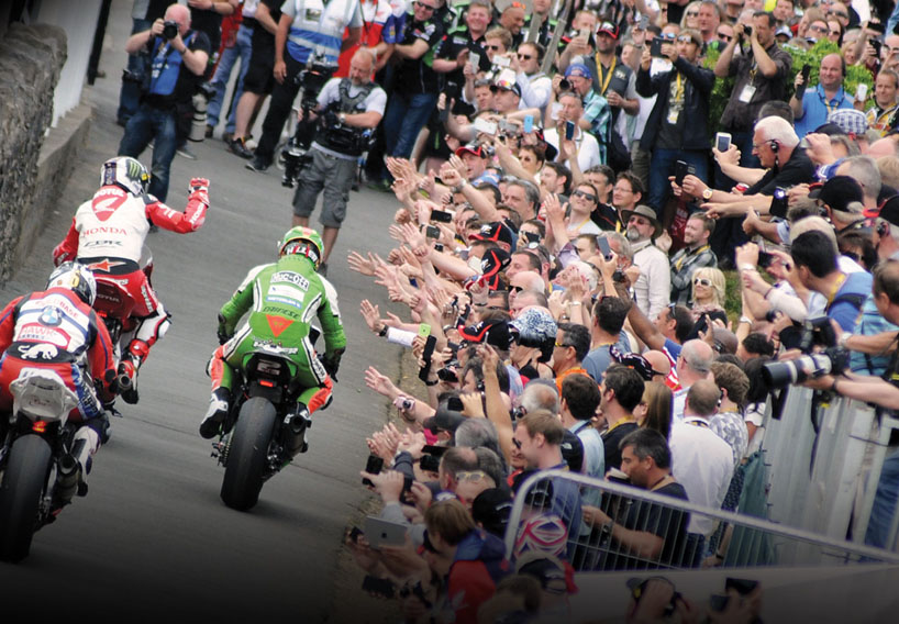 Fans in the VIP and Noble's North grandstands are in a prime position to greet the winning riders