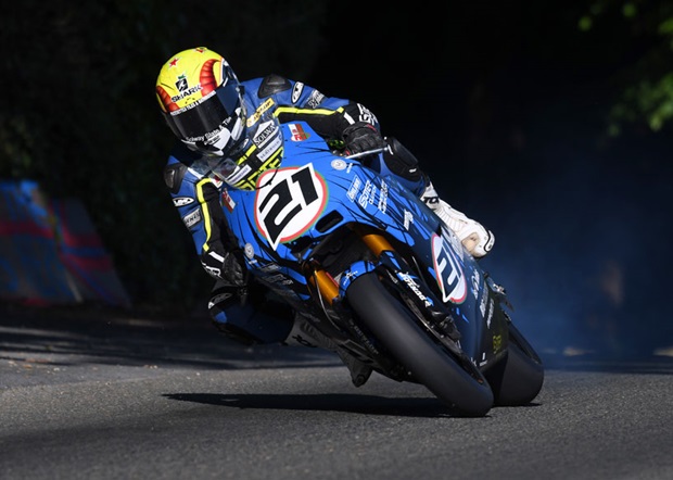 Ian Lougher at Greeba Castle in 2016 aboard the Suter MMX500