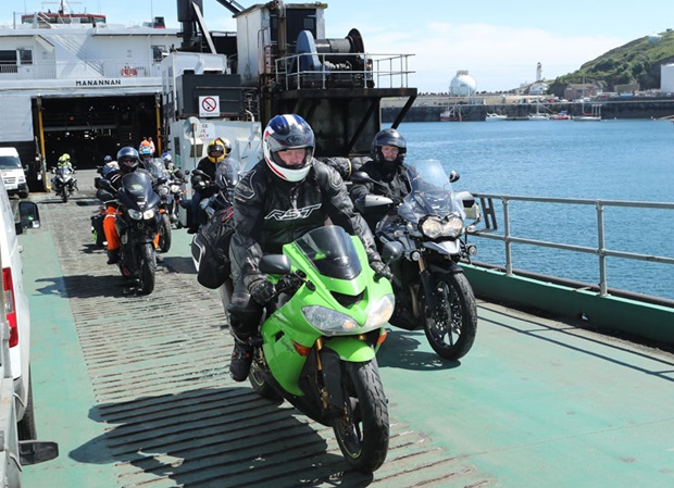 Steam Packet Company passengers disembark at Douglas