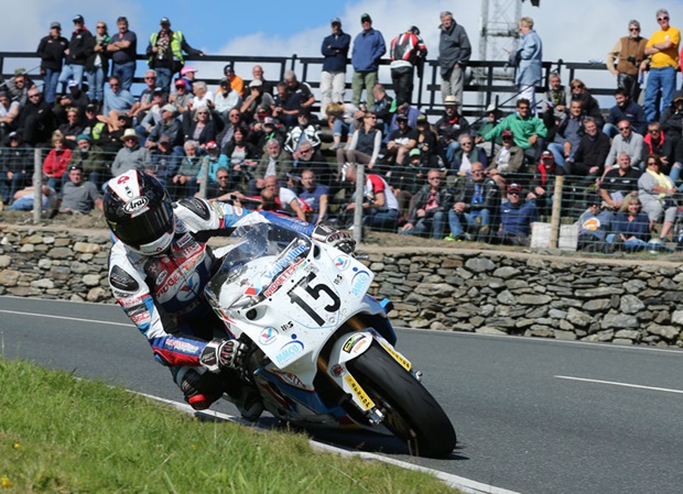 Conor Cummins on the Padgetts Racing OW01 Yamaha 750cc machine at Classic TT 2017. Photo: Dave Kneen / Pacemaker Press Intl.