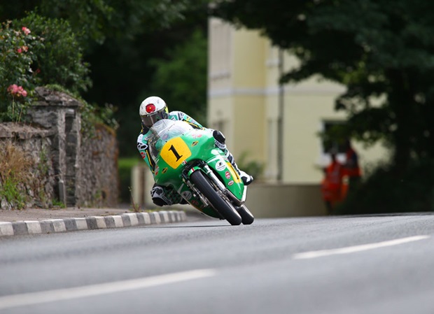 John McGuinness on the Winfield Paton. Photo credit Kevin Clague