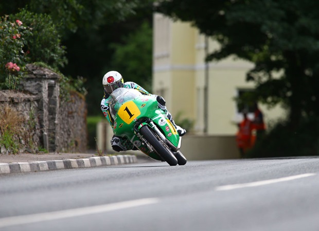 John McGuinness on the Winfield Paton. Photo credit Kevin Clague
