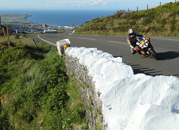 Conor Cummins on the Milenco By Padgetts Motorcycles Honda Fireblade during Tuesday's qualifying session. Photo Dave Kneen / Pacemaker Presss Intl.