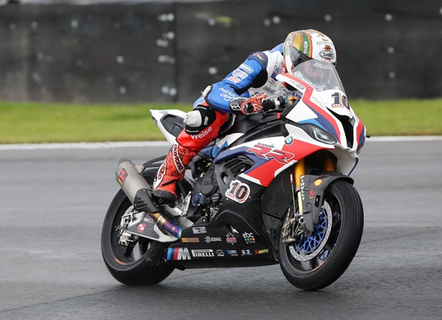 Peter Hickman at World Superbike Championship round