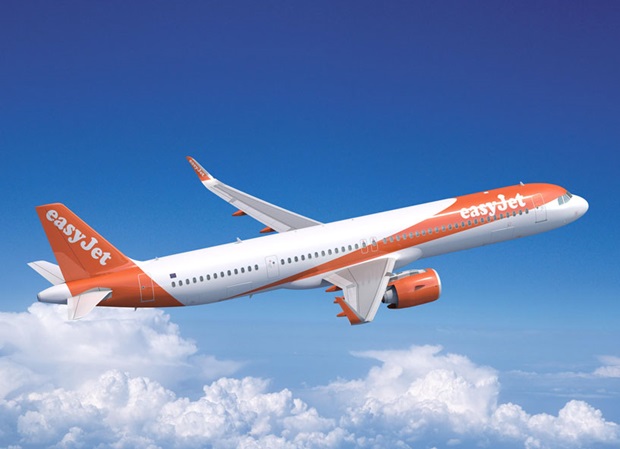 easyJet Airbus plane. Press photo from easyJet.com